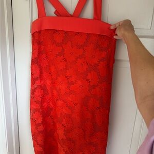 Banana Republic Vibrant Orange Dress